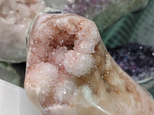 Load image into Gallery viewer, 8&quot; Druzy Botryoidal Pink Amethyst Crystal Cluster
