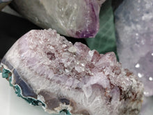 Load image into Gallery viewer, 5&quot; Pink Amethyst &amp; Agate Crystal Cluster
