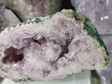 Load image into Gallery viewer, 7&quot; Pink Amethyst &amp; Agate Crystal Cluster (double sided)
