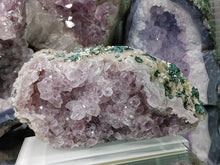 Load image into Gallery viewer, 7&quot; Pink Amethyst &amp; Agate Crystal Cluster (double sided)
