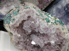 Load image into Gallery viewer, 7&quot; Pink Amethyst &amp; Agate Crystal Cluster (double sided)
