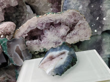 Load image into Gallery viewer, 3&quot; Druzy Amethyst &amp; Agate Crystal Cluster
