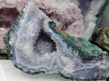 Load image into Gallery viewer, Amethyst &amp; Agate Crystal Cluster
