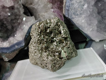 Load image into Gallery viewer, 3.5" Peru Pyrite Crystal Cluster
