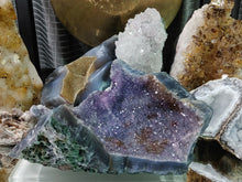 Load image into Gallery viewer, 6&quot; Galaxy Amethyst &amp; Agate Crystal Cluster
