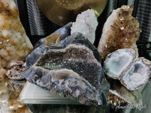 Load image into Gallery viewer, 8&quot; Galaxy Amethyst &amp; Agate Crystal Cluster
