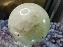 Load image into Gallery viewer, 3&quot; Green Fluorite Crystal Sphere with Stand
