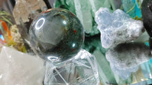 Load image into Gallery viewer, 2&quot; Seftonite Bloodstone Crystal Sphere with Stand
