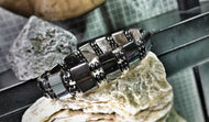 Men's Hematite Stretch Bracelet
