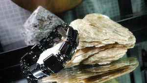 Men's Hematite Stretch Bracelet