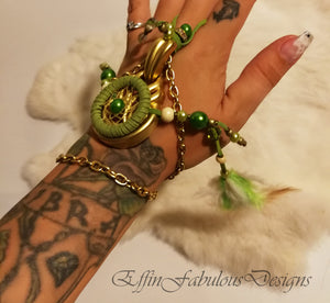 Handmade Adjustable Dreamcatcher Slave Bracelet