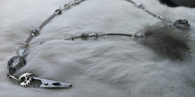 Load image into Gallery viewer, Handmade Beaded Druzy Quartz Crystal Accessory Clip
