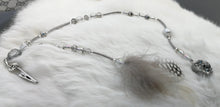 Load image into Gallery viewer, Handmade Beaded Druzy Quartz Crystal Accessory Clip
