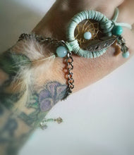 Load image into Gallery viewer, Handmade Adjustable Dreamcatcher Slave Bracelet
