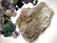Rare Dragon Scale Smokey Elestial Celestial Quartz Crystal