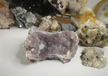 Load image into Gallery viewer, 5&quot; Rare Milky Pink Amethyst Quartz Crystal Cluster
