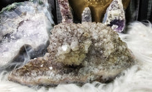 Load image into Gallery viewer, 9&quot; Brazil Goethite &amp; Amethyst Crystal Cluster
