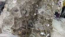 Load image into Gallery viewer, 6&quot; Smokey Clear Amethyst &amp; Goethite Crystal Cluster
