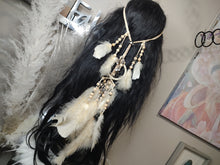 Load image into Gallery viewer, Handmade Adjustable Dreamcatcher Feather Beaded Headband
