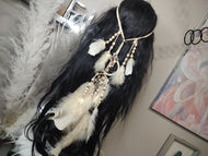 Handmade Adjustable Dreamcatcher Feather Beaded Headband
