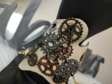 Load image into Gallery viewer, Handmade Adjustable Steampunk Leather Cuff
